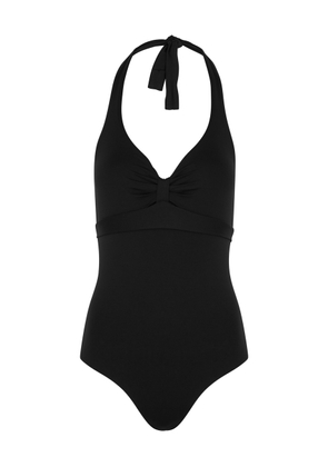 Max Mara Beachwear Chiara Halterneck Swimsuit - Black - S