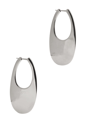 Coperni Swipe Large Hoop Earrings - Silver - One Size