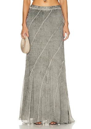 ROCOCO SAND River Long Skirt in Grey - Grey. Size XS (also in ).