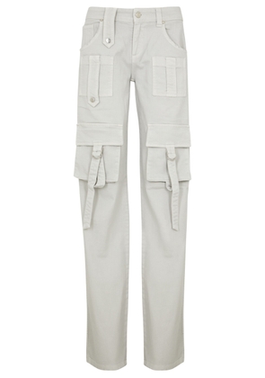 Blumarine Straight-leg Cargo Jeans - Light Grey - 8