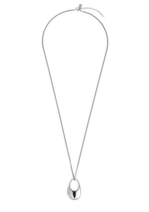 Coperni Swipe Locket Necklace - Silver