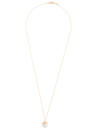 Joanna Laura Constantine Orb Gold-plated Necklace - White - One Size