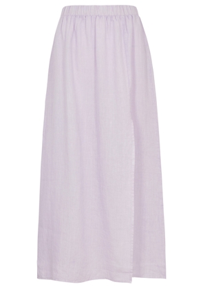 Bella Dahl Linen Maxi Skirt - Lilac - XS