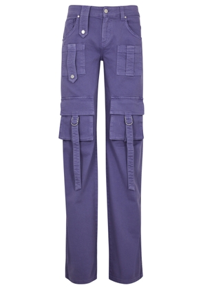Blumarine Straight-leg Cargo Jeans - Violet - 12