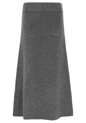Lisa Yang Kael Cashmere Midi Skirt - Dark Grey - 2