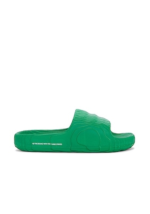 adidas Originals Adilette 22 in Green - Green. Size 6 (also in 10, 11, 7, 8).