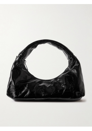 Off-White - Arcade Patent-leather Shoulder Bag - Black - One size