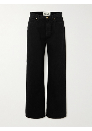 TOVE - Sade Mid-rise Straight-leg Jeans - Black - 24,25,26,27,28,29,30,31,32