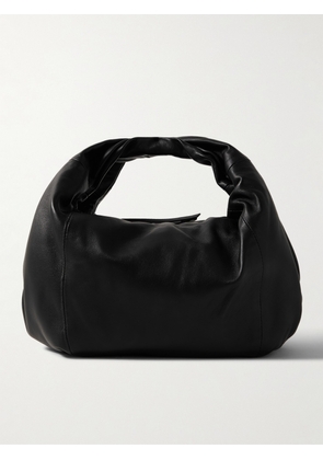 Dries Van Noten - Gathered Leather Tote - Black - One size
