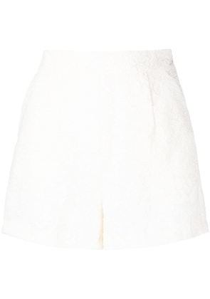 TWINSET lace detail shorts - White