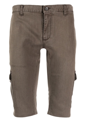 Dolce & Gabbana low-rise cargo shorts - Brown