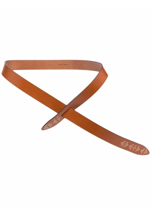 ISABEL MARANT studded leather belt - Brown