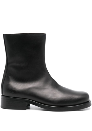 OUR LEGACY Camion leather ankle boots - Black