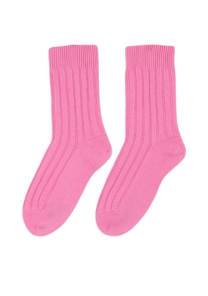 Chinti & Parker Wool-Cashmere Ribbed Socks