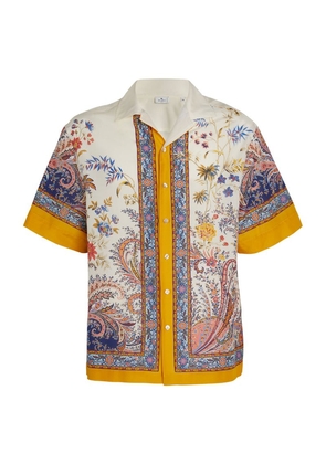 Etro Cotton-Silk Floral Shirt