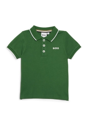 Boss Kidswear Cotton Logo Polo Shirt (6-18 Months)