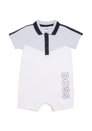 Boss Kidswear Logo Colour-Block Playsuit (1-18 Months)