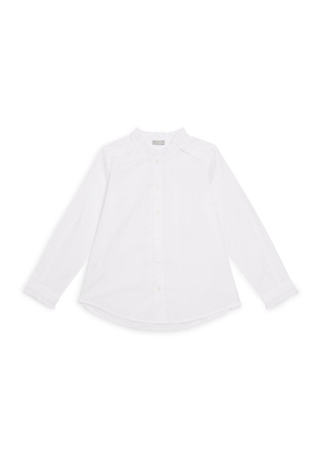 Il Gufo Cotton-Blend Frilled Shirt (3-12 Years)