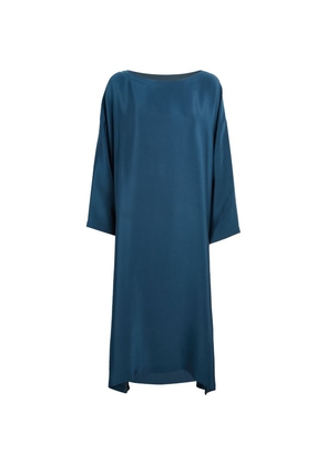 Eskandar Silk A-Line Midi Dress