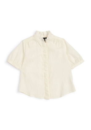 Emporio Armani Kids Frill-Detail Shirt (4-12 Years)
