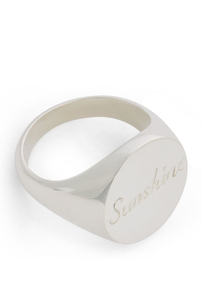 Bleue Burnham Sterling Silver Sunshine Signet Ring