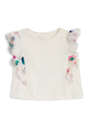 Chloé Kids Polka-Dot Print Ruffle T-Shirt (4-14 Years)