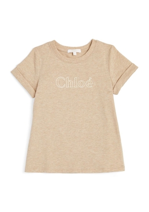 Chloé Kids Cotton Logo T-Shirt (2-14 Years)