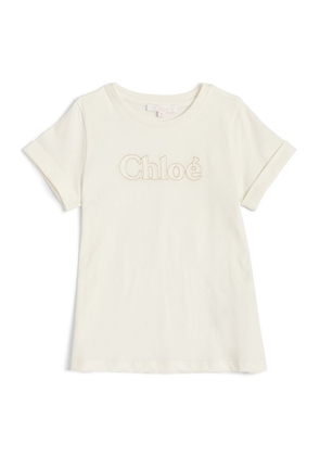 Chloé Kids Cotton Logo T-Shirt (2-14 Years)