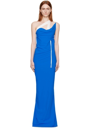 Ottolinger Blue Single-Shoulder Maxi Dress