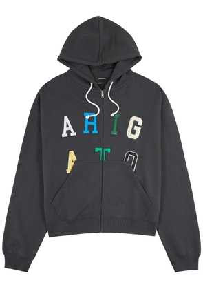 Axel Arigato Legend Logo Hooded Cotton Sweatshirt - Black - XL