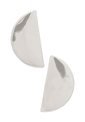 Casa Clara La Lumiere Earring in Metallic Silver.