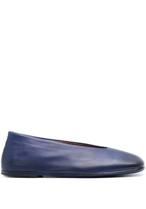 Marsèll Spatolona leather ballerina shoes - Blue
