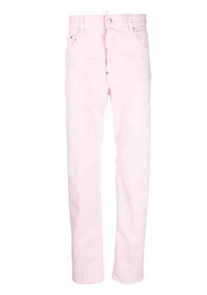 Dsquared2 mid-rise straight-leg jeans - Pink