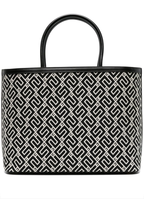 Elisabetta Franchi monogram-pattern tote bag - Black