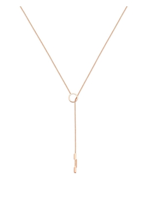 Gucci 18kt rose gold Link to Love lariat necklace - Pink