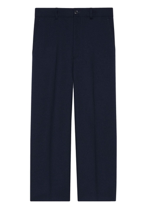 Gucci straight-leg cut trousers - Blue