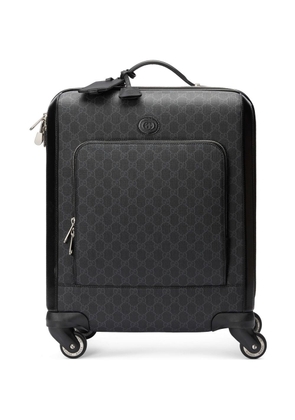 Gucci GG Supreme-canvas suitcase - Black
