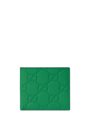 Gucci GG Supreme bi-fold wallet - Green