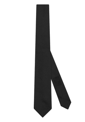 Gucci Double G silk tie - Black