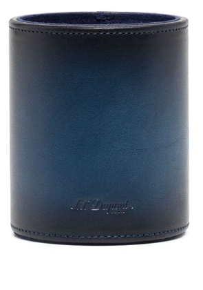 S.T. Dupont Atelier leather pen pot - Blue