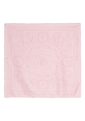 Versace Barocco-print silk foulard - Pink