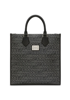 Dolce & Gabbana Shopping logo-print tote bag - Black