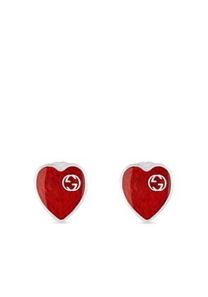 Gucci Heart stud earrings - Red