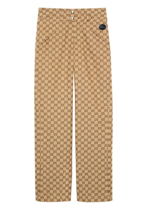 Gucci GG canvas straight-leg trousers - Neutrals