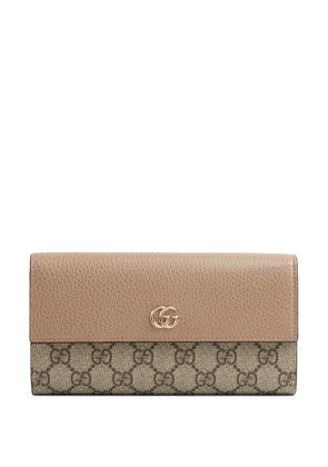 Gucci GG Marmont leather continental wallet - Neutrals