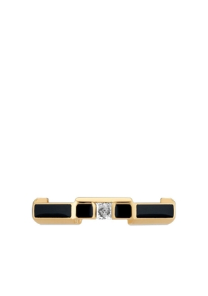 Gucci 18kt yellow gold Link to Love enamel ring