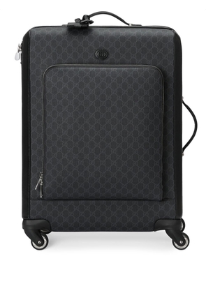 Gucci medium GG Supreme suitcase - Black