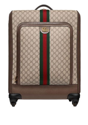Gucci medium Savoy trolley suitcase - Brown