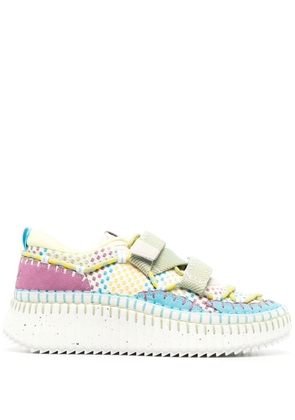 Chloé Nama touch-strap sneakers - Blue