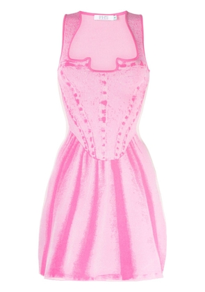 PH5 Poppy trompe-l'oeil mini dress - Pink
